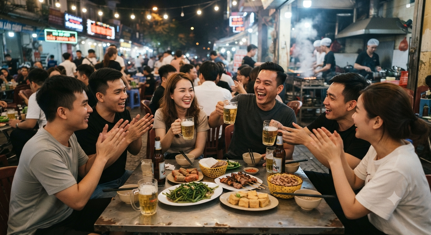 Tổng kết kinh nghiệm tụ tập bạn bè tại quán nhậu